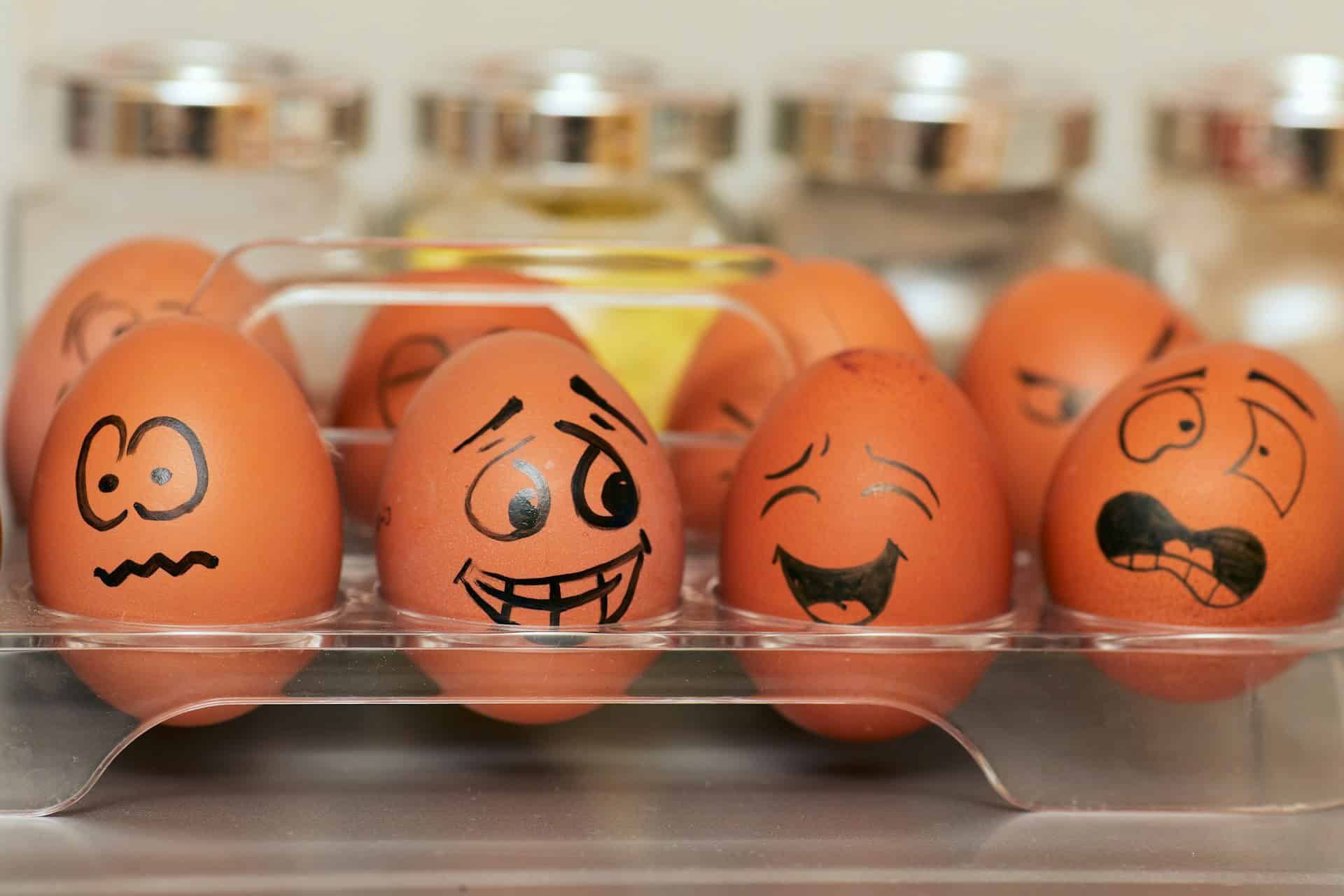Eggs with Emotions of Losing a Job